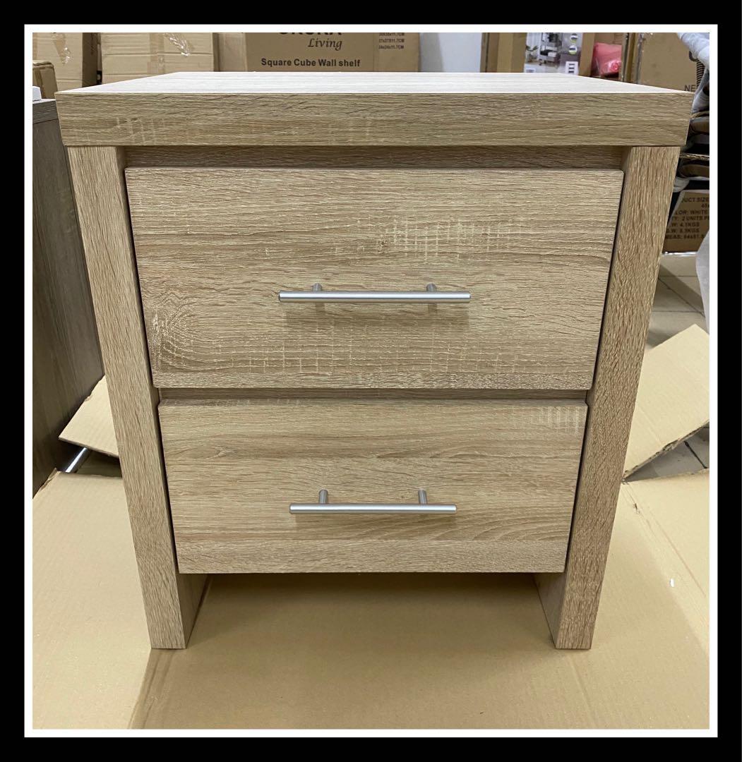Bedside Table Small Cabinet With 2 Tier Drawer Home Furniture Furniture On Carousell