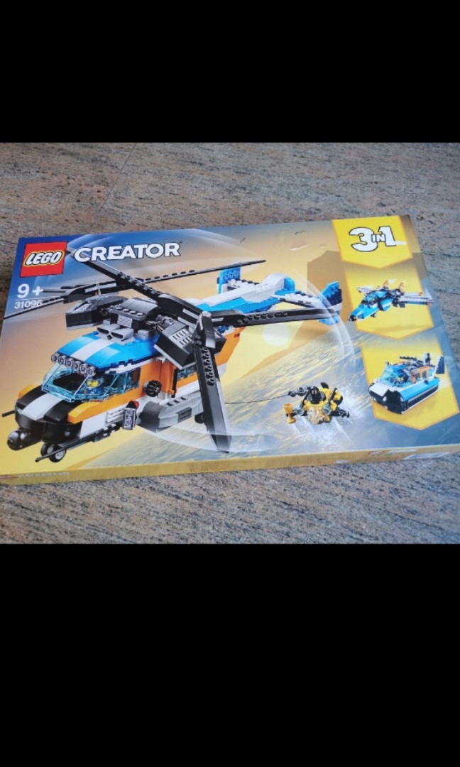 lego creator twin rotor helicopter