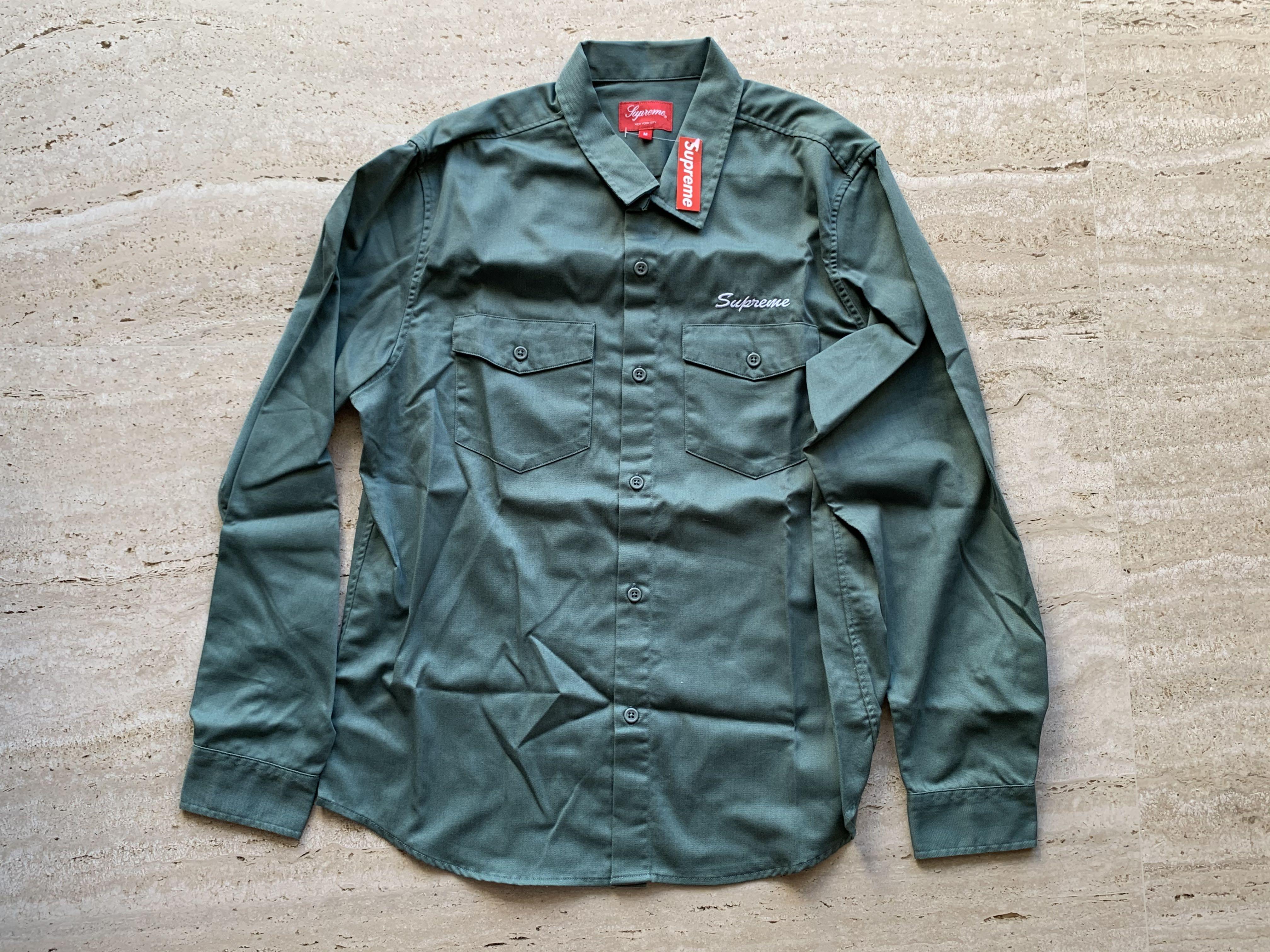 Supreme waste work shirt clearance