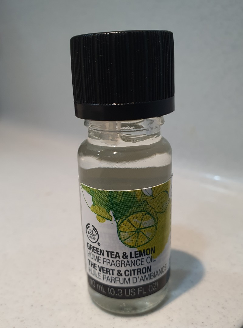 Brand New Body Shop Green Tea & Lemon Home Fragrance Oil, Furniture