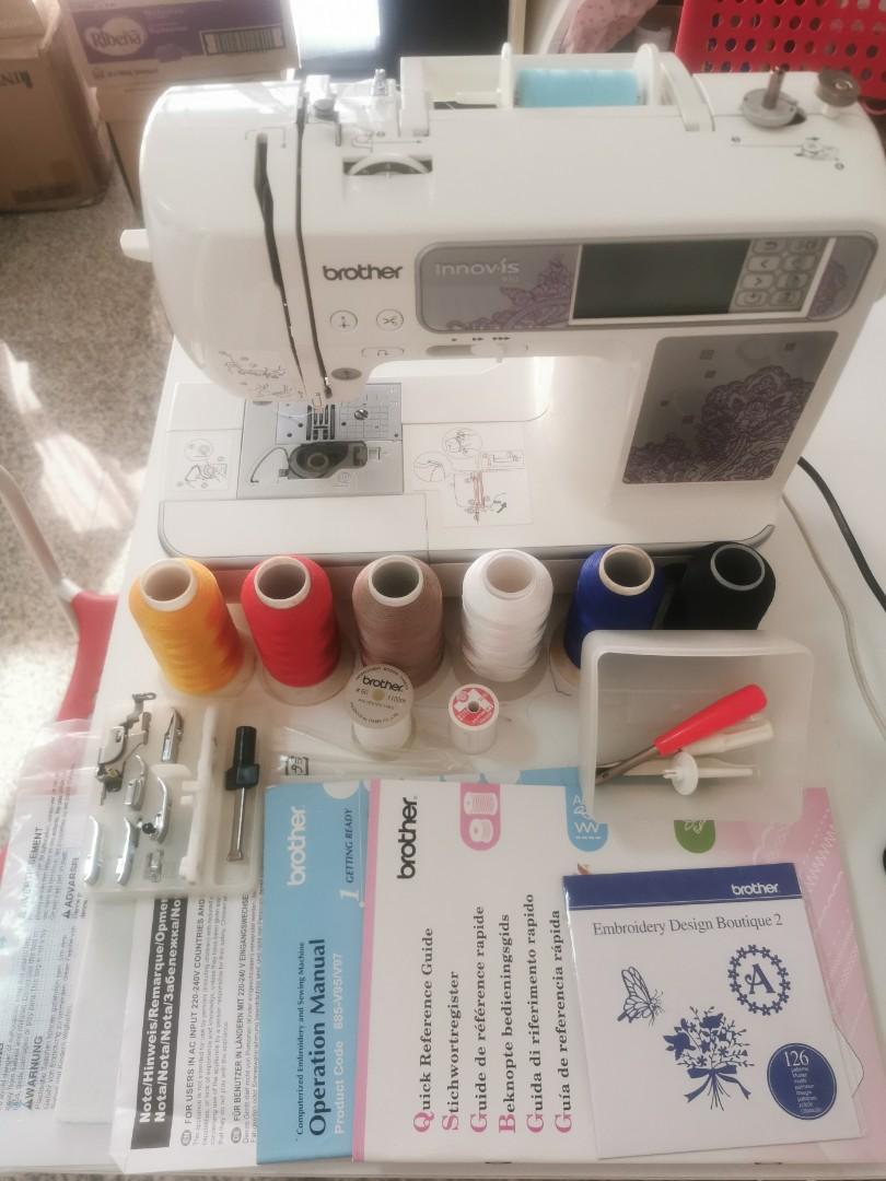 Brother NV950 embroidery and sewing machine, Hobbies & Toys ...