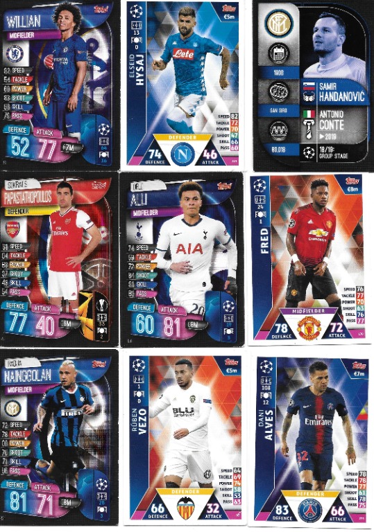 Cards Topps / Match Attax / Champions League / Europa