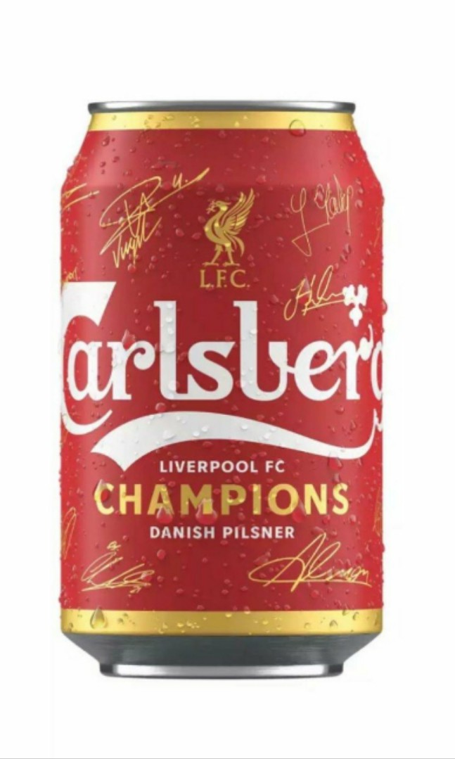 Carlsberg Liverpool Limited Edition Beer Food Drinks Alcoholic