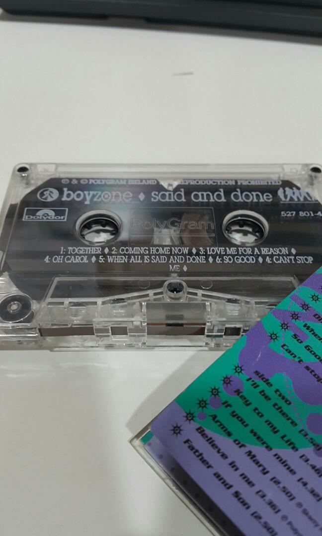 (Cassette) Boyzone Said and Done Hobbies Toys Music Media CDs