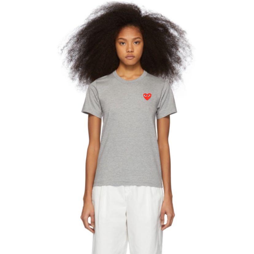 Cdg play store grey shirt