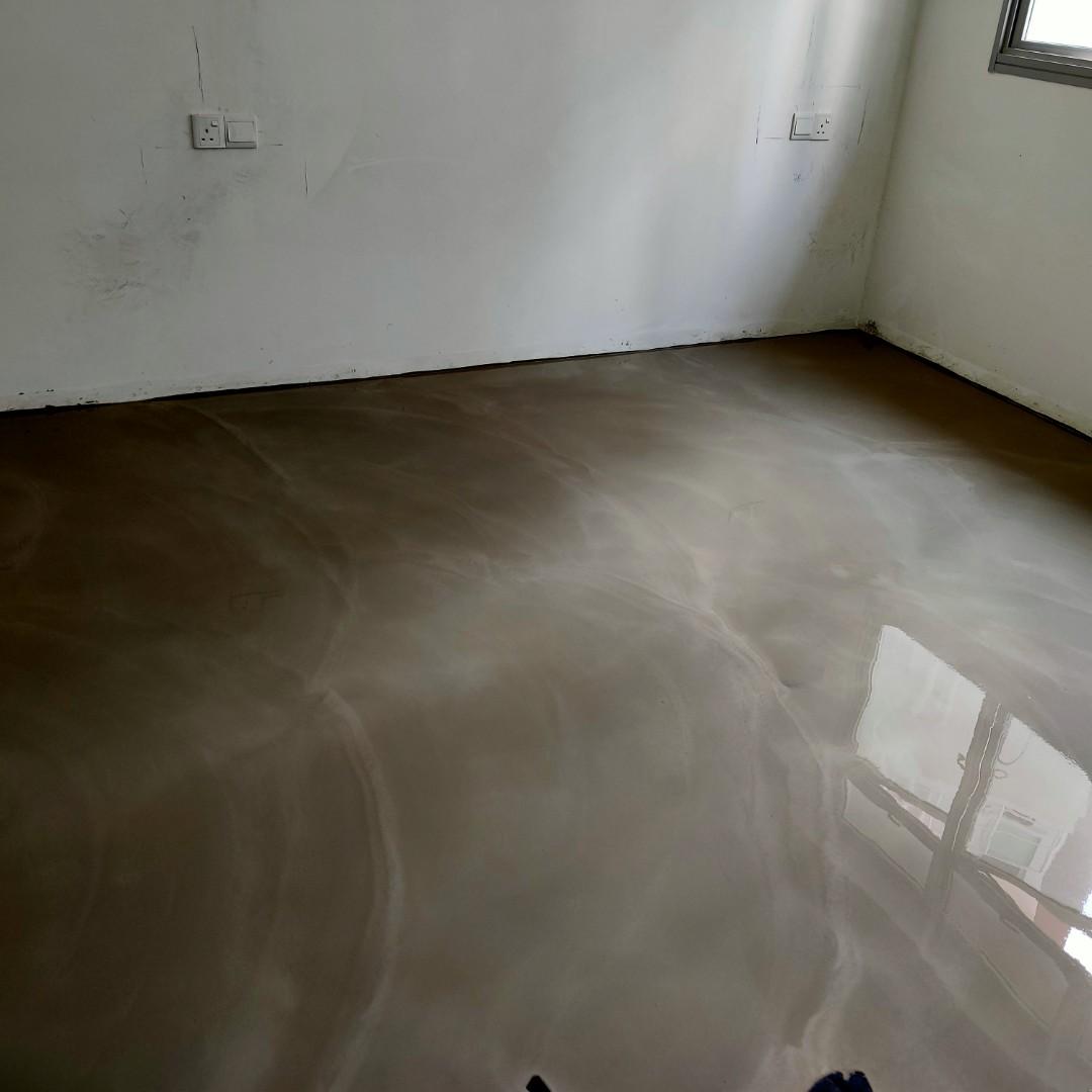 Cement Screed Screeding Self Leveling Vinyl Home Services Renovations On Carousell