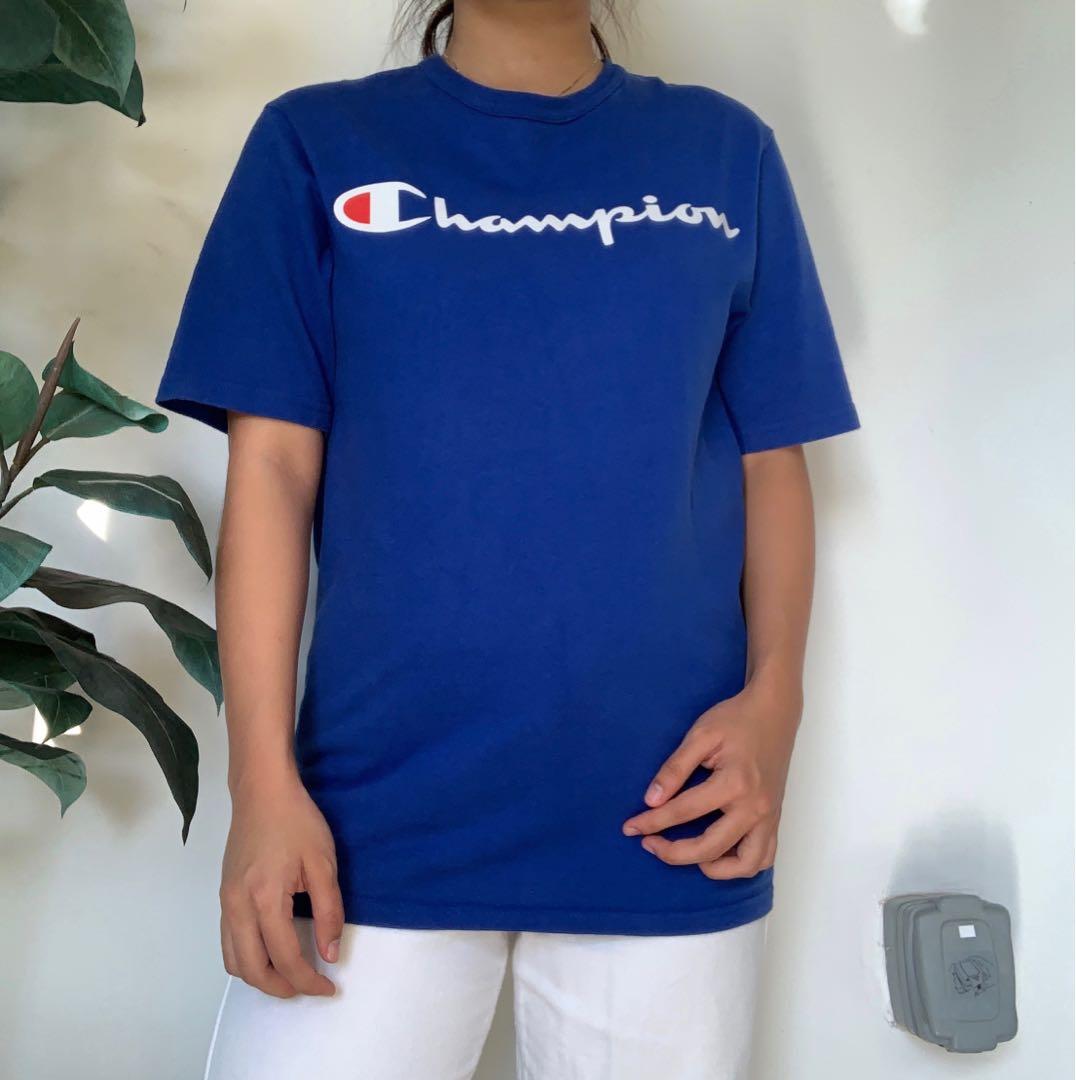 Royal blue champion shirt online