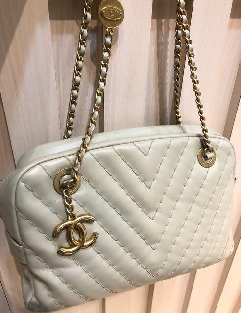 Chanel Chevron Camera Bag Luxury Bags Wallets on Carousell
