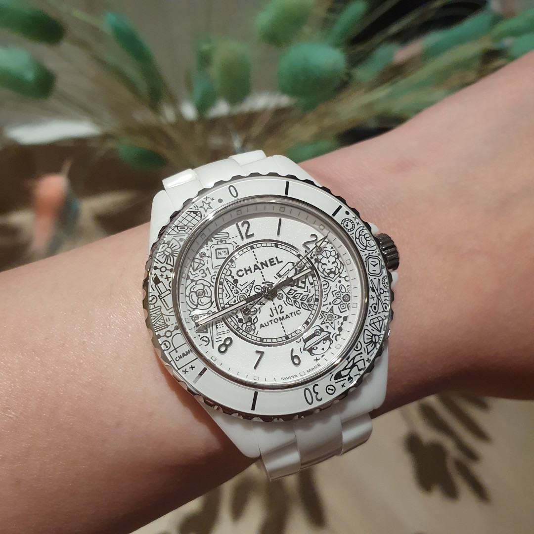 Chanel J12 Matte Black Automatic Ceramic Unisex Watch H3131