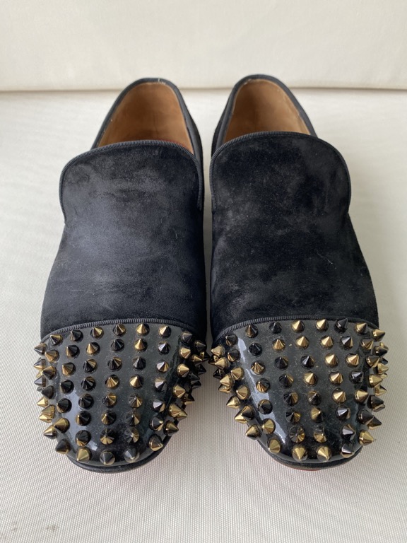 louboutin black and gold