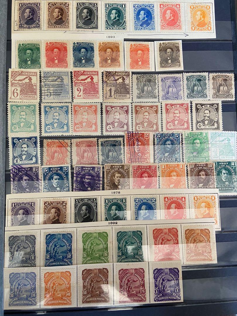 Collection Of Stamps From Honduras Vintage Collectibles Stamps Prints On Carousell