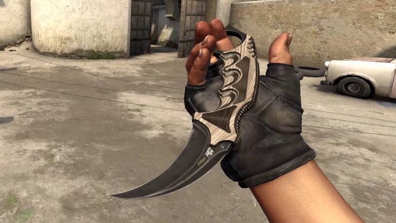 Karambit Black Laminate BS, Video Gaming, Gaming Accessories, Game Cards Accounts on Carousell