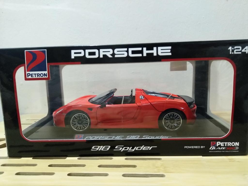 1/36 Porsche 918 Spyder Die Cast Modellauto Spielzeugauto Pull Back Kind Schwarz 