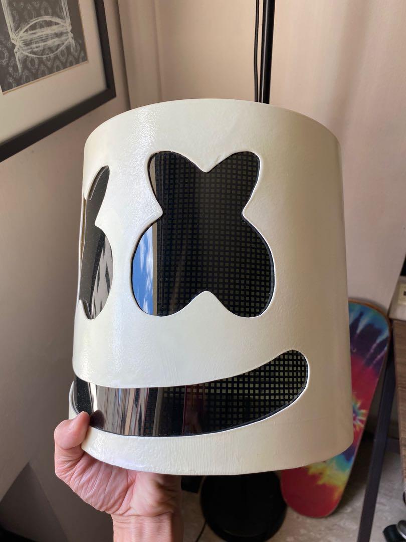 DIY Marshmello Helmet/ Hat/ Headgear for cosplay, Men's Fashion