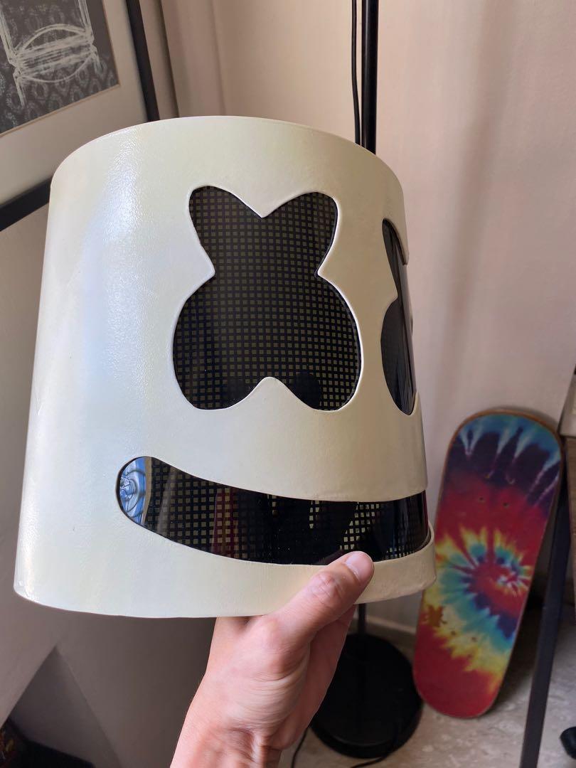 DIY Marshmello Helmet/ Hat/ Headgear for cosplay, Men's Fashion