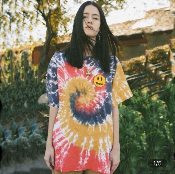 drew hoodie tie dye