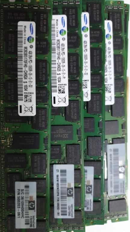 ECC memory (Category: Memory & SD Cards) located in Singapore. Submitted by komputer168 (Listing ID 1021861399, Image 1). Description: Pull form Server 4GB DDR3 10600R-ECC Server Ram Selling S$25ea Total 6pcs Available.