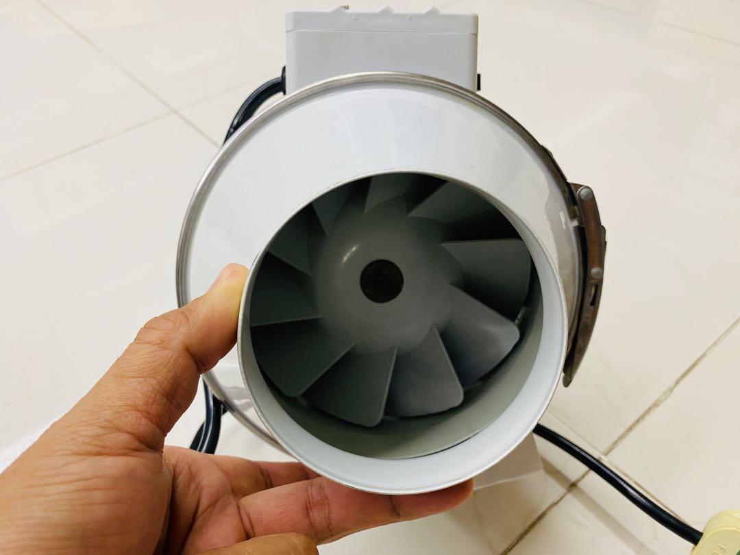 Exhaust fan_100mm (inlet/outlet air way)_$15, Furniture & Home Living ...