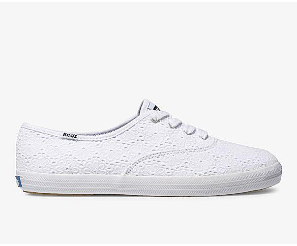 Keds women's hotsell champion eyelet sneaker