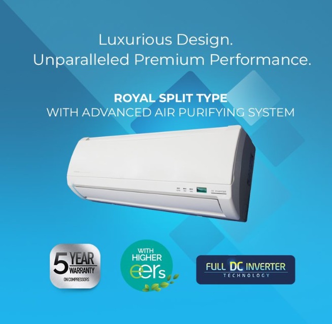 HITACHI Royal Inverter Split Type Aircon FULL DC with FREE INSTALLATION