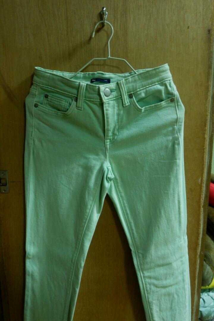 gap green pants