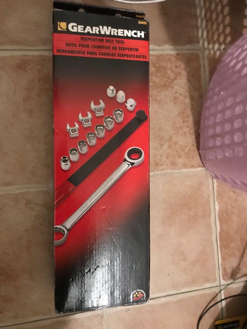 Gear Wrench Serpentine belt tool, Commercial & Industrial, Construction