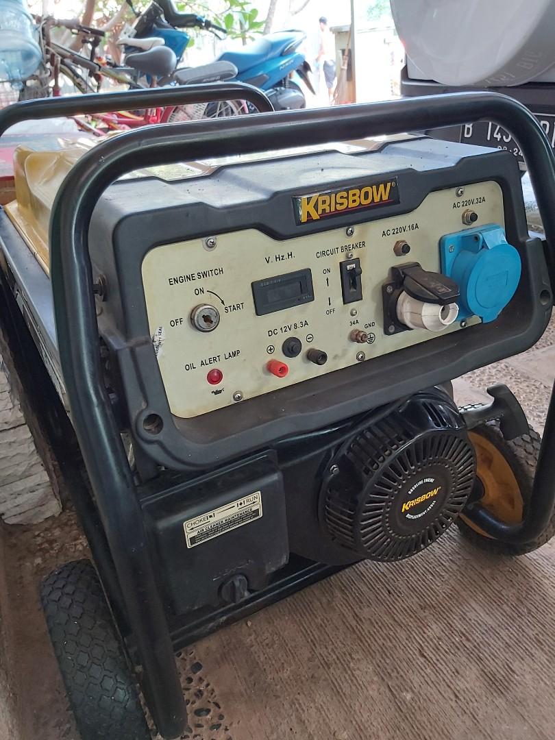 Genset Krisbow 8500 watt murah meriah, Perabotan Rumah di Carousell