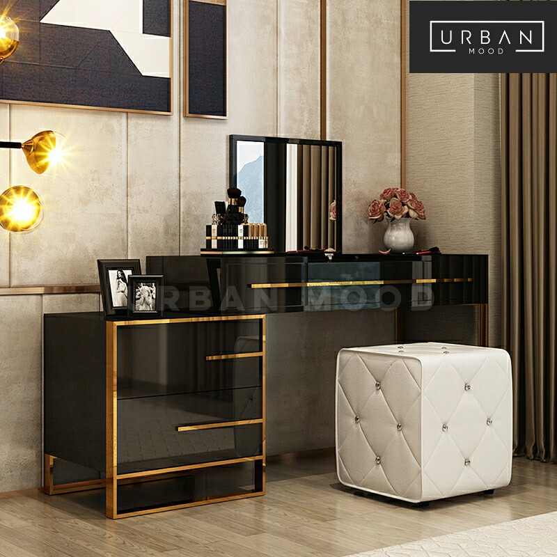 Giselle contemporary vanity chair deals