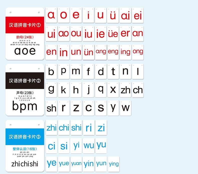 HanYu PinYin Flashcards with Flip Card Stand &amp; Online Reading, Hobbies ...