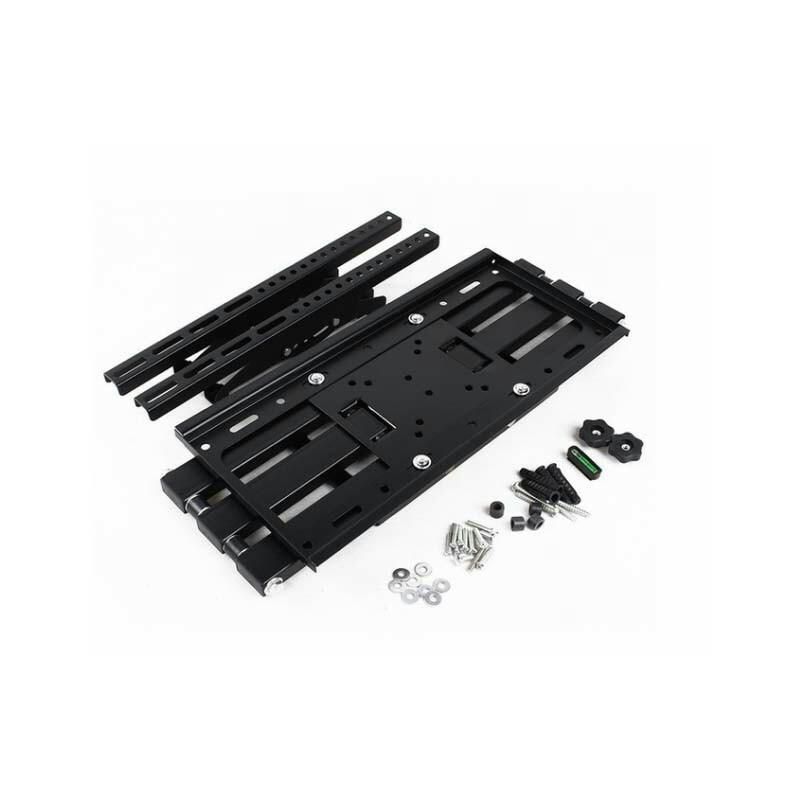 4-Pack 10" Heavy Duty Folding Shelf Brackets - Collapsible Steel Wall Mount Brackets For Tables, Benches, Worktops (Matte Black)
