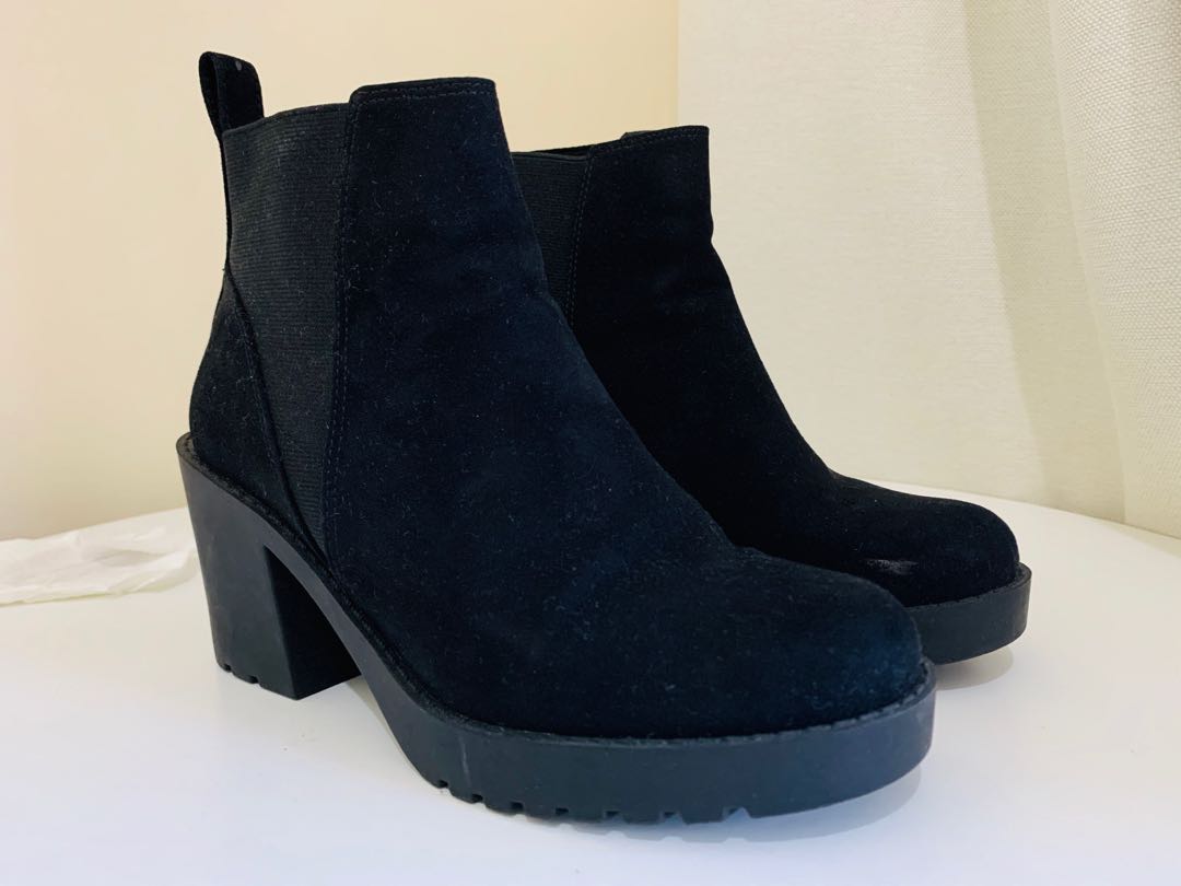h&m black boots