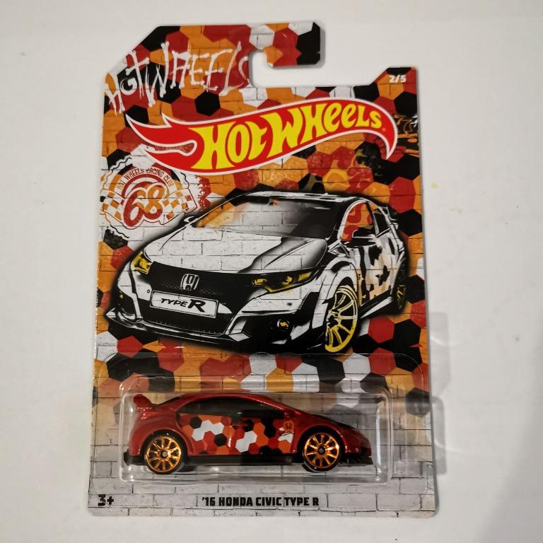 16 honda civic type r hot wheels