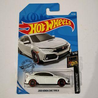 hotwheels civic type r 2019