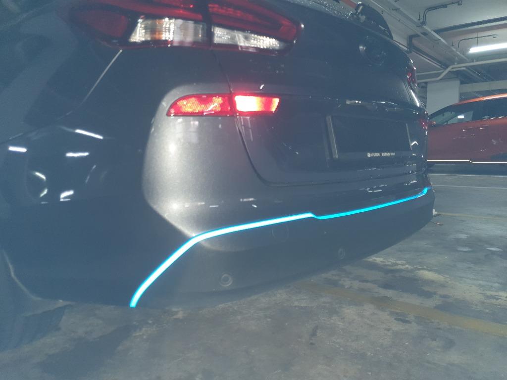 HYUNDAI SIDE SKIRTS BUMPER DIFFUSER BLUE 3M Reflective Sticker 2020 Car Accessories Accessories on Carousell