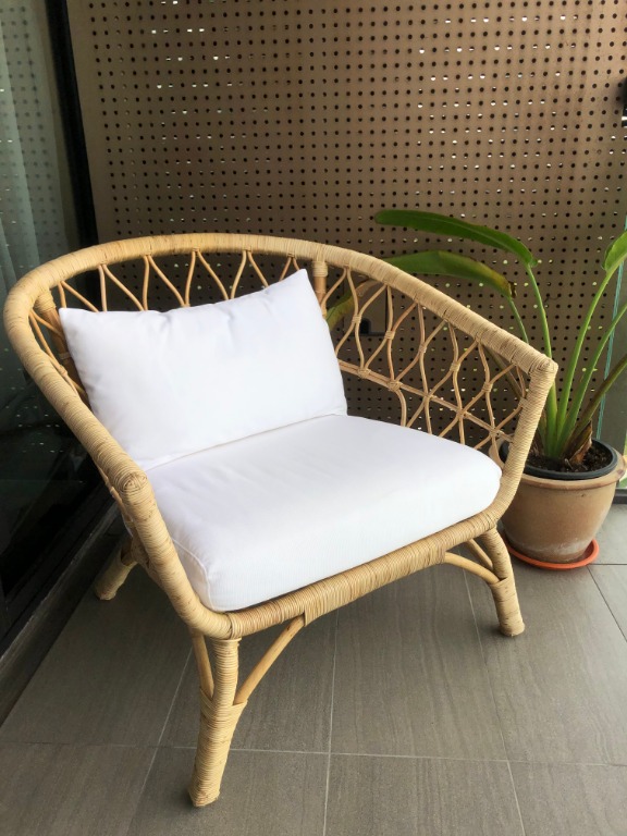 Ikea Stockholm Rattan Armchair And Cushions Furniture Tables Chairs On Carousell