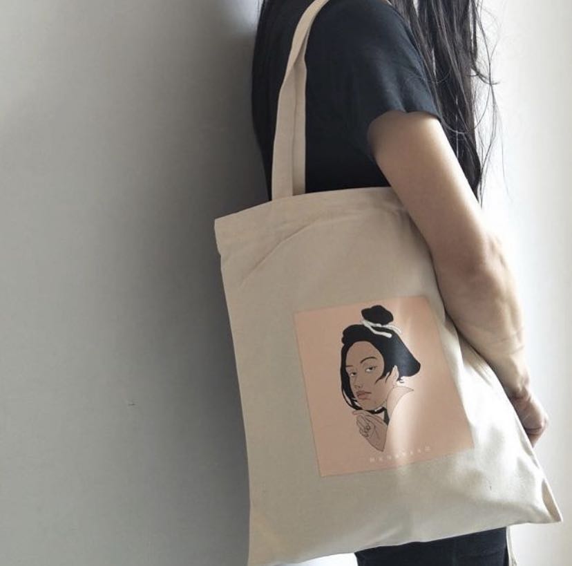 mulan tote bag