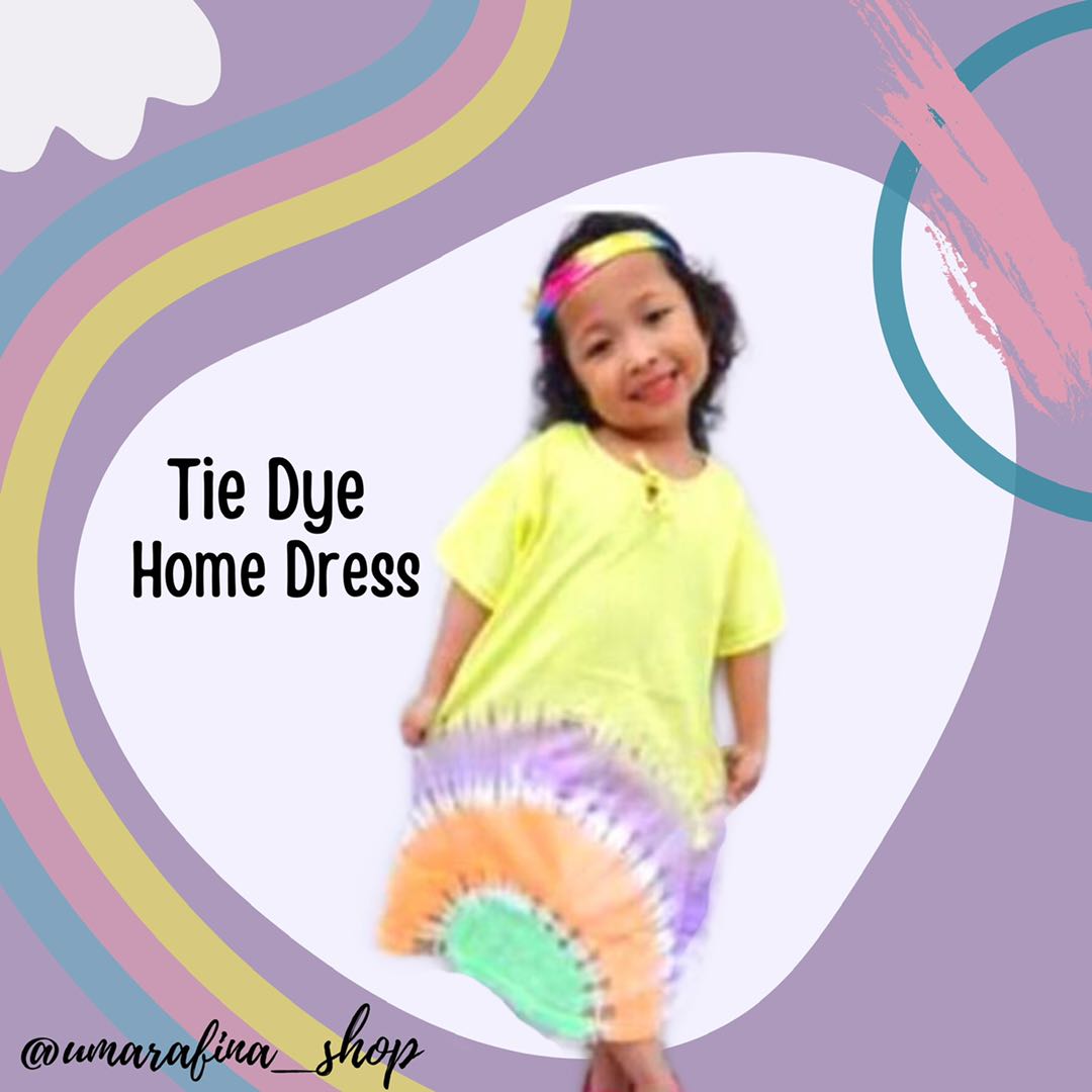 Home dress tie dye clearance