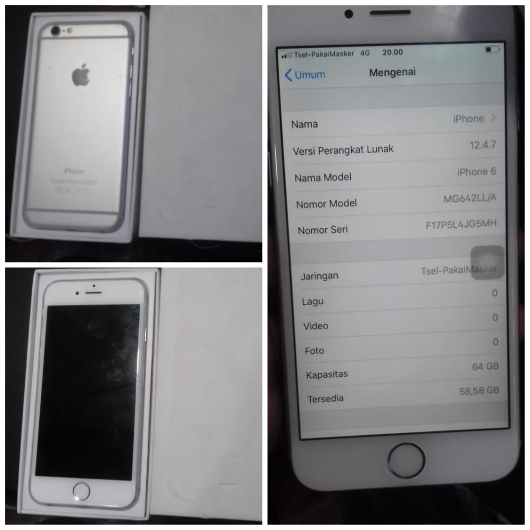 Iphone 6 Telepon Seluler Tablet Iphone Iphone 6 Series Di Carousell