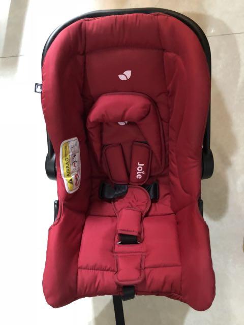 Joie Baby Infant Car Seat Gemm Merah Red Bayi Anak Kereta Kursi Goyang Gendongan Bayi Di Carousell