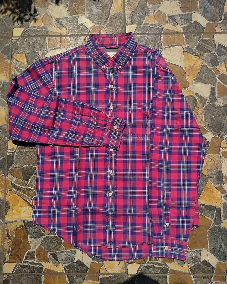 Kemeja Harvard, UNIQLO hnm Zara shirt 