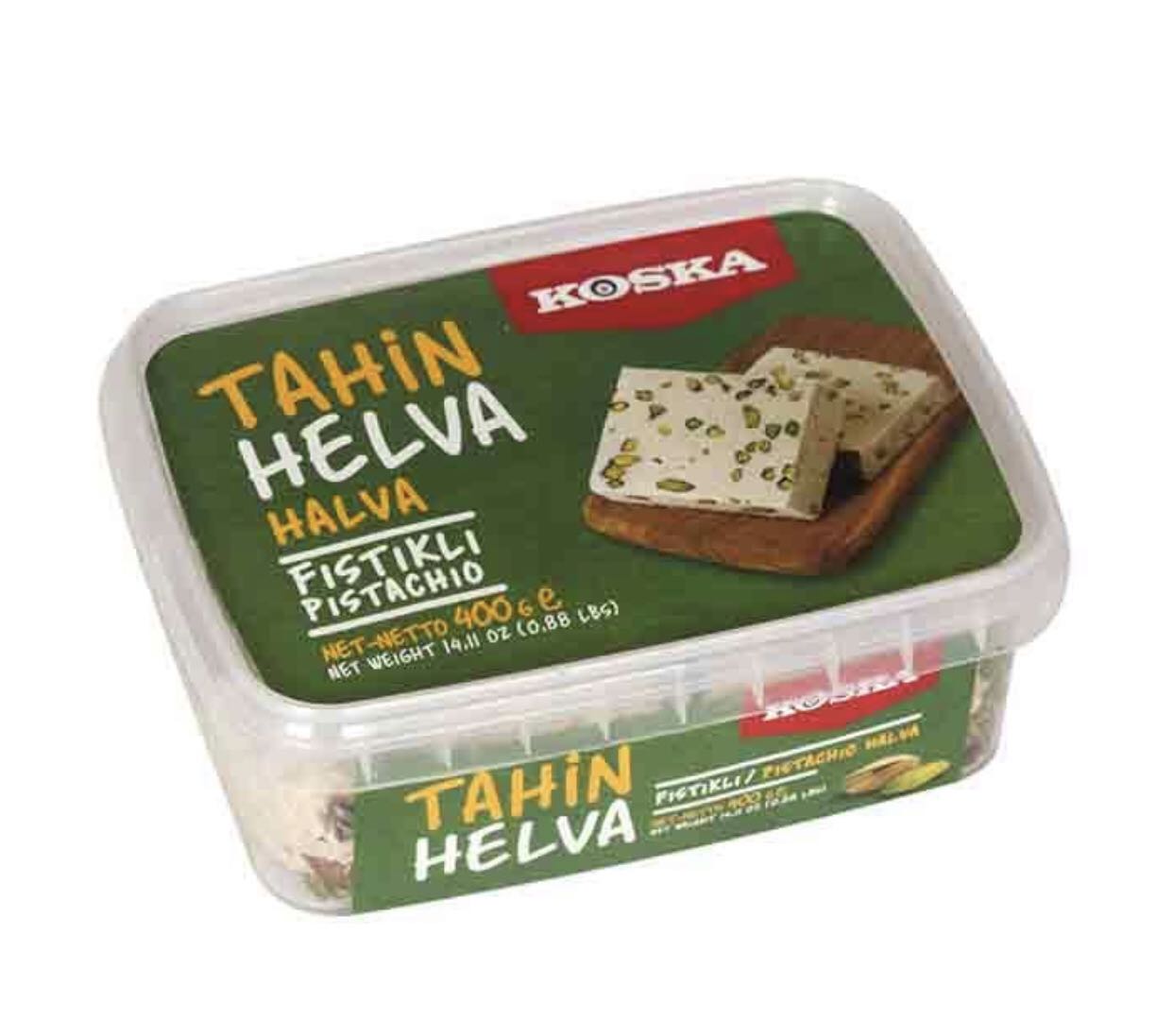 Koska Tahin Helva Pistachio Tahini Halva 400g, Food & Drinks, Instant