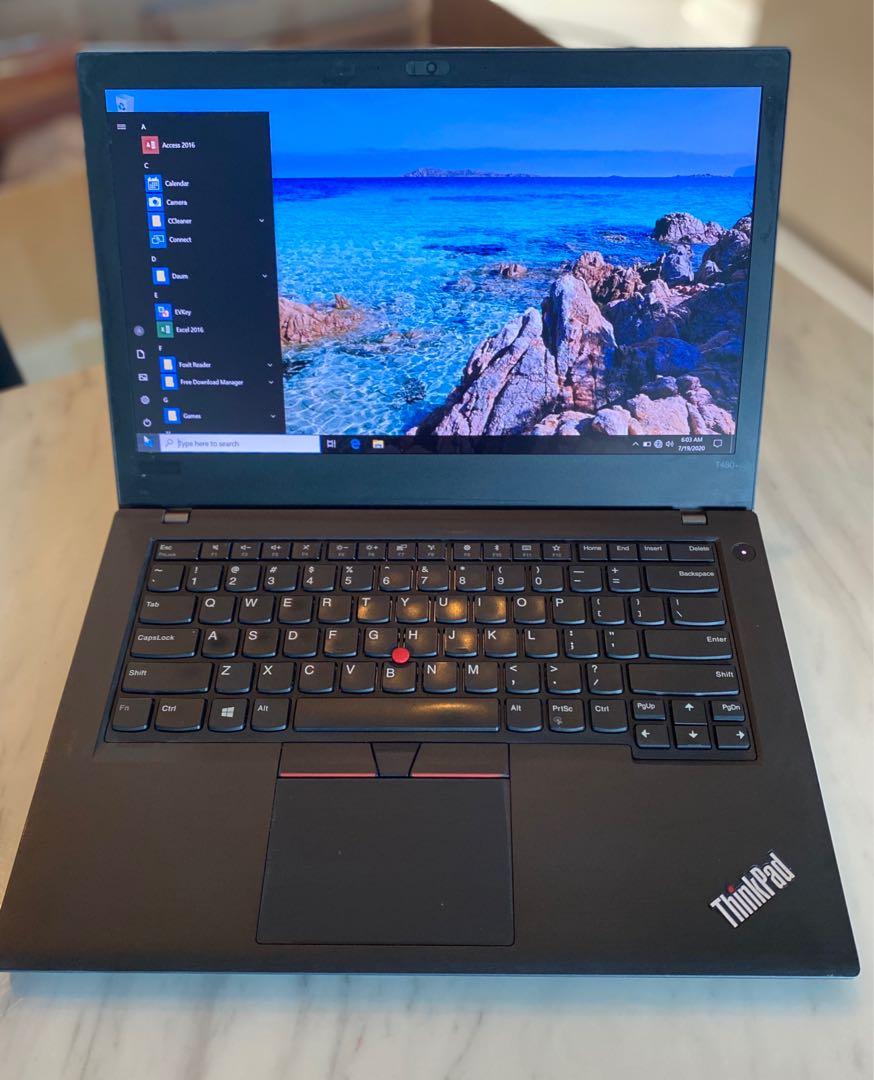 Lenovo ThinkPad T480  14"FHDCore i5 8350U/ 8GB RAM/ 180GB SSD