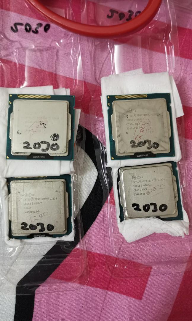 Lga 1155 22nm Intel Pentium G2030 3 00ghz Electronics Computer Parts Accessories On Carousell