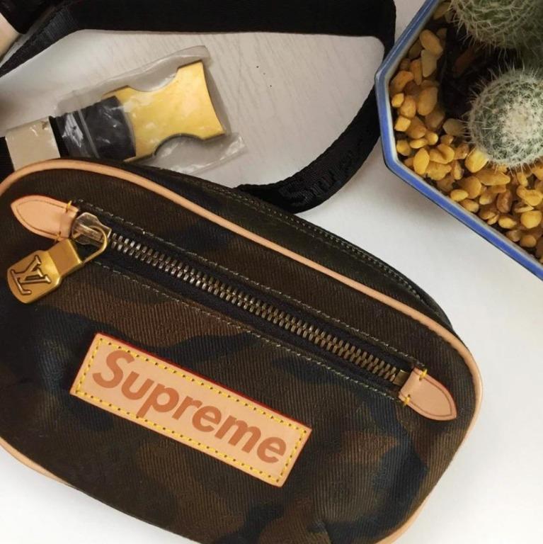lv supreme belt bag
