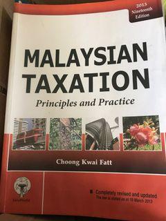 Malaysian Taxation Principles And Practices Textbooks Carousell Malaysia