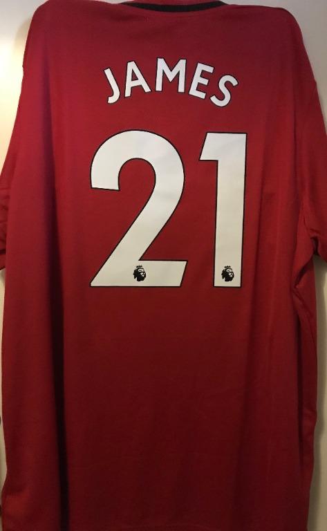 Manchester United 19 20 Home 21 James æ›¼è¯çƒè¡£æ³¢è¡« é‹å‹•ç