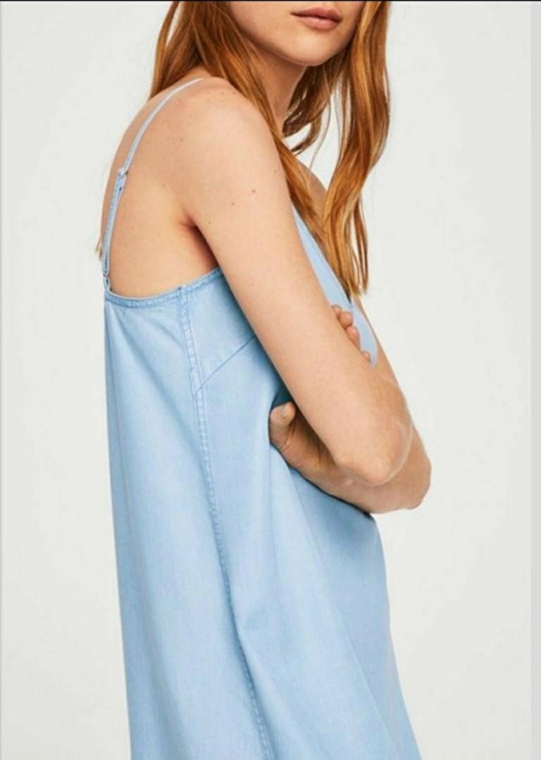 Mango soft denim dress Women s Fashion Dresses Sets Dresses
