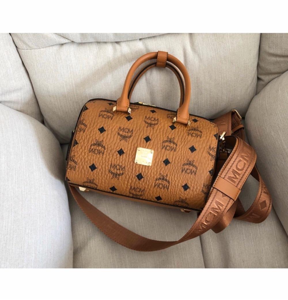 MCM 2020 new classic printed mini small pillow bag Boston cr