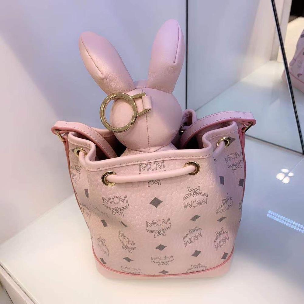 Mcm rabbit 2024 drawstring bag
