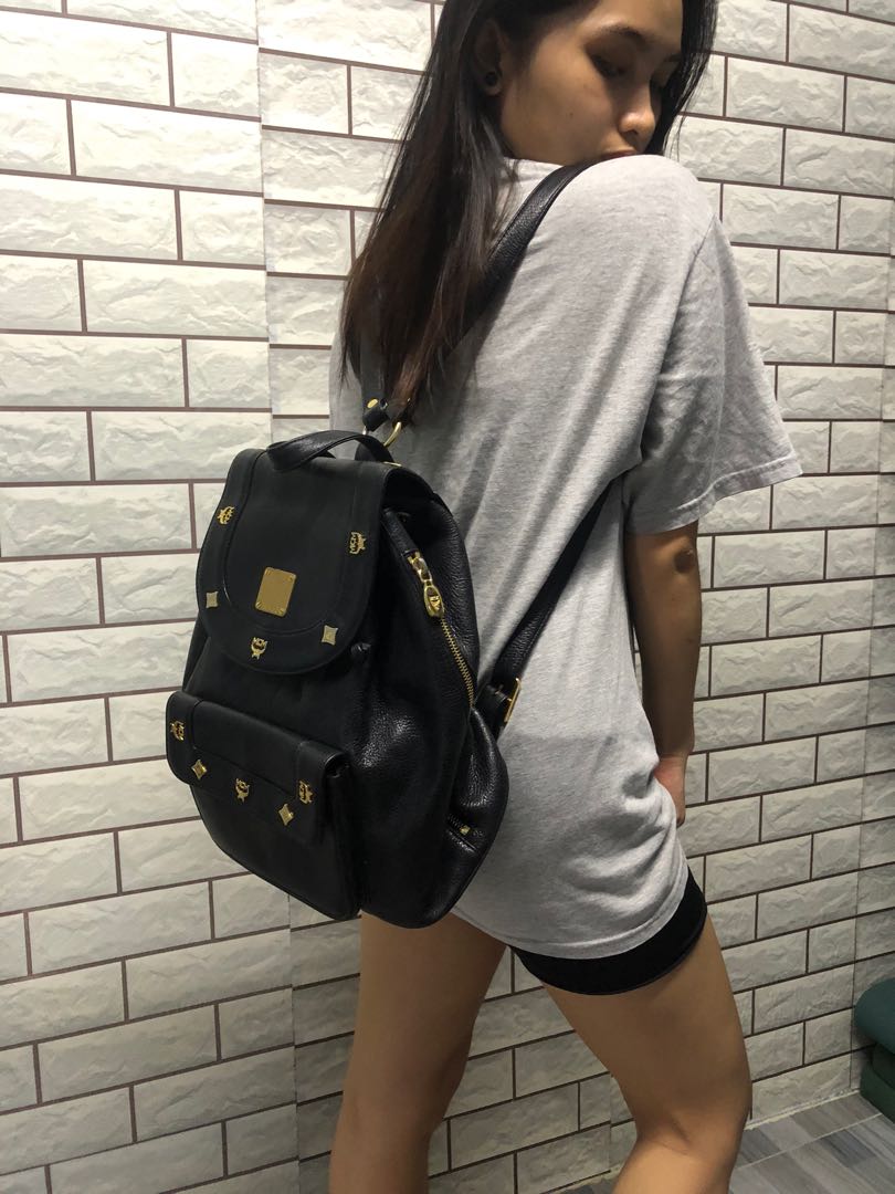 Mcm backpack, Luxury, Bags & Wallets on Carousell